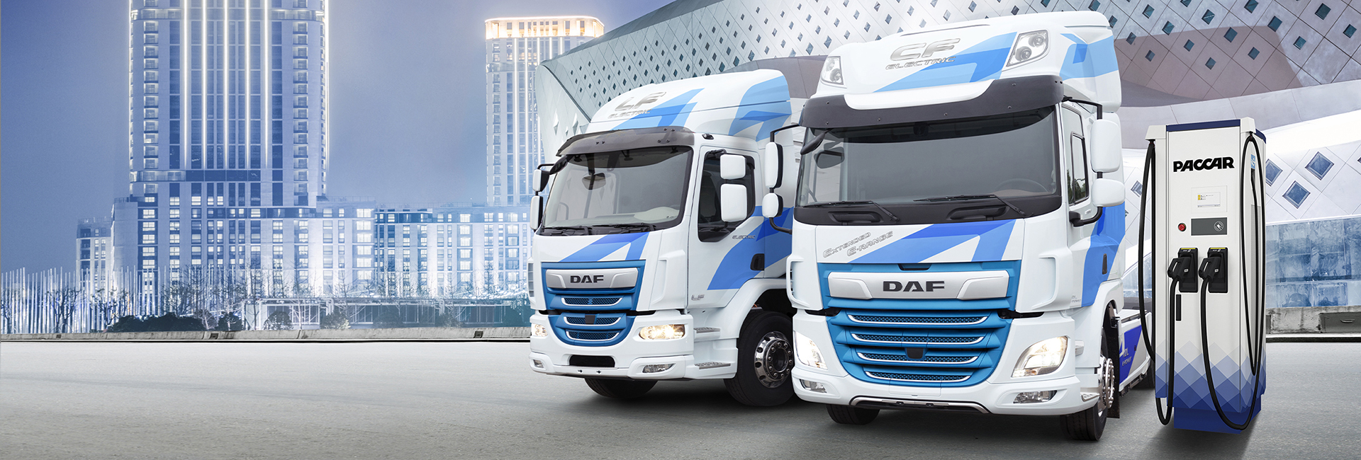 DAF Electric vehicles and charger